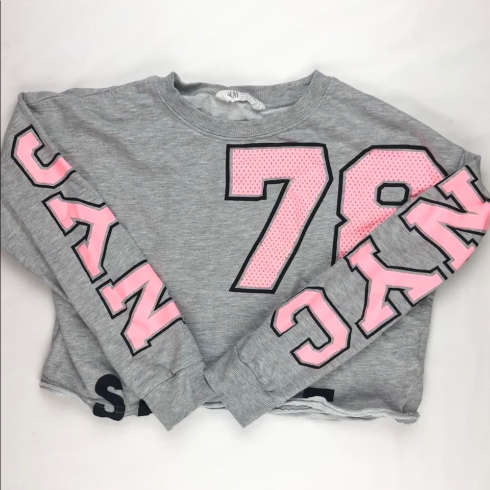 H&M Graphic Crop Top 10-12Y